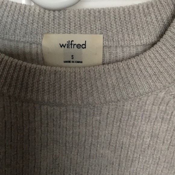 Aritzia Wilfred Constance Sweater- Gray- Size S - Picture 7 of 9
